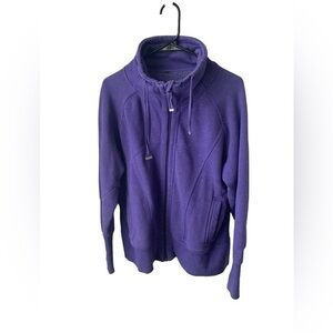 Purple Full-Zip Sweatshirt